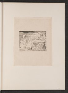 友達に叱られるヨブ 作： William Blake