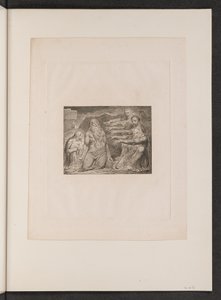友達に叱られたヨブ、1825年