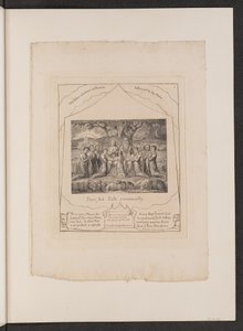 ヨブとその家族 作： William Blake