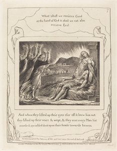 ヨブの掛け布団 作： William Blake
