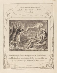 ヨブの掛け布団 作： William Blake