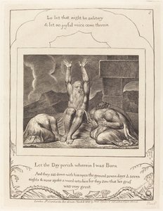 ヨブの絶望 作： William Blake