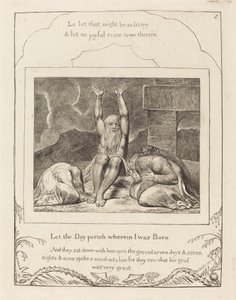 ヨブの絶望 作： William Blake