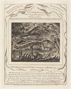 ヨブの悪夢 作： William Blake