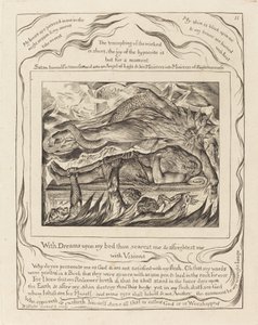 ヨブの悪夢 作： William Blake
