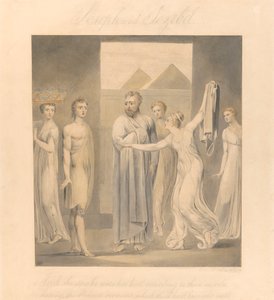 ヨセフとポティファルの妻 作： William Blake