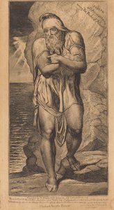 アリマタヤのヨセフ、アルビオンの岩の間で、18031810年頃。 作： William Blake