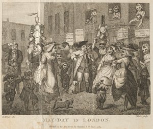 ロンドンのメイデイ、1784年。 作： William Blake