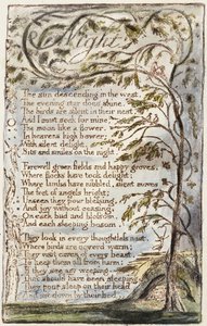 夜、1789 作： William Blake