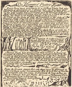 ホメロスの詩について (そして) バージルについて 作： William Blake