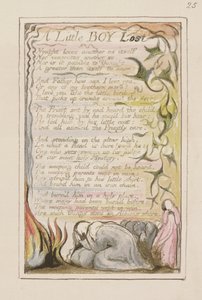 P.124-1950.pt53 A Little Boy Lost：Songs of Innocence and of Experience（copy R）c.1802-08（etching、ink and wc） 作： William Blake