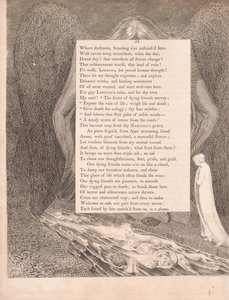 プレート27（54ページ）：「死の谷！ その静かなシメリアの谷 作： William Blake