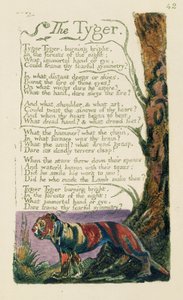 ウィリアム・ブレイクが書いた「虎」という詩 作： William Blake