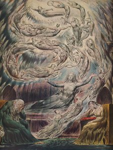 キャサリン女王の夢、c1825 作： William Blake