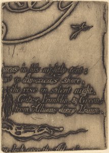 「A Prophecy」のキャンセルされたプレートのフラグメントからの再攻撃 作： William Blake
