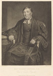 Reverend Robert Hawker, D.D., 1820年。 作： William Blake