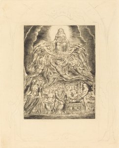 神の玉座の前のサタン