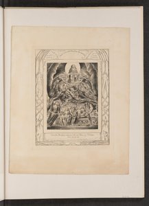 神の玉座の前のサタン 作： William Blake