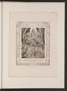 神の玉座の前のサタン 作： William Blake