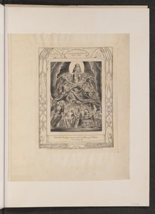 神の玉座の前のサタン 作： William Blake