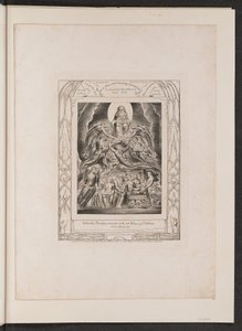 神の玉座の前のサタン 作： William Blake