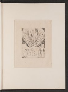 主の御前から出て行くサタン 作： William Blake