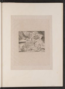 サタンがヨブを腫れ物で痛めつける様子（1825年 作： William Blake