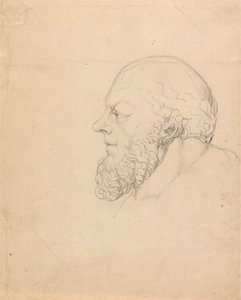 先見の明のあるソクラテス 作： William Blake