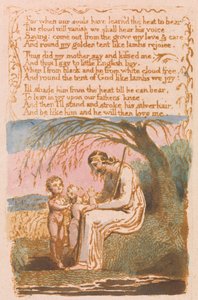 イノセンスの歌、プレート30、リトルブラックボーイ（ベントレー10） 作： William Blake