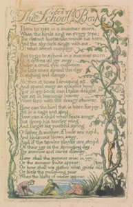 無垢と経験の歌、プレート12、「春」（Bentley 23） 作： William Blake