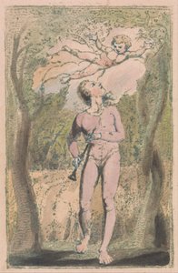 イノセンスと経験の歌、プレート1、イノセンス口絵 作： William Blake