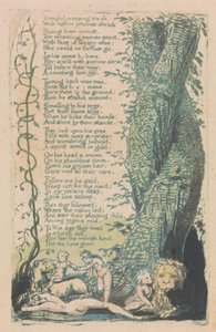 無垢と経験の歌、プレート22、見つけた少女（ベントレー36） 作： William Blake