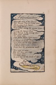 イノセンスと経験の歌、プレート31、はじめに（ベントレー30） 作： William Blake