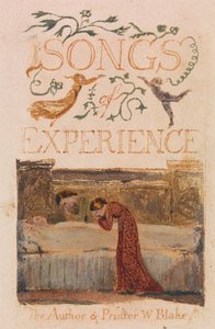 イノセンスとエクスペリエンスの歌、プレート33、エクスペリエンスのタイトルページ（ベントレー29） 作： William Blake