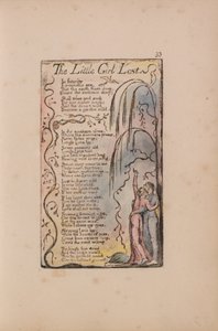 無垢と経験の歌、プレート33、失われた少女（ベントレー34） 作： William Blake