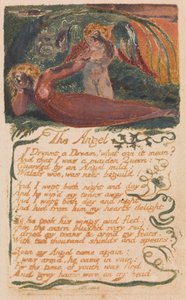 イノセンスとエクスペリエンスの歌、プレート40、エンジェル（ベントレー41） 作： William Blake
