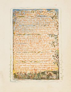 無邪気さと経験の歌。The Chimney Sweeper（煙突掃除人）1825年頃 作： William Blake
