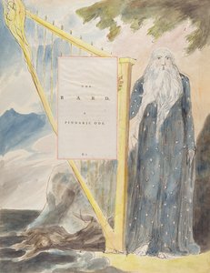 『トマス・グレイの詩』の吟遊詩人、ピンダロスの頌歌 作： William Blake