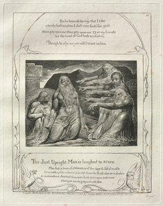職業書：Pl。 10、ジャストアップライトマンは軽蔑され、1825年。 作： William Blake