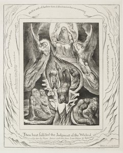 職業書：Pl。 16、あなたは1825年、邪悪な者の裁きを成し遂げました。 作： William Blake