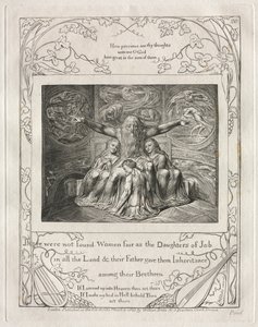 職業書：Pl。 20、1825年の仕事の娘として公正な女性は見つかりませんでした。 作： William Blake