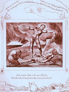 ウィリアム・ブレイクによる「仕事の書」のイラスト 作： William Blake