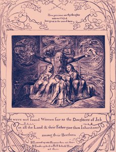 ウィリアム・ブレイクによる「仕事の書」のイラスト 作： William Blake