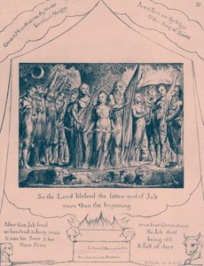 ウィリアム・ブレイクによる「仕事の書」のイラスト 作： William Blake