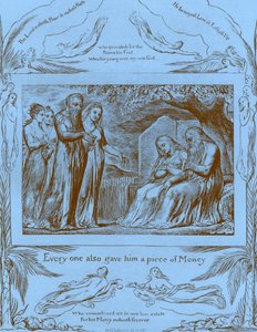 ウィリアム・ブレイクによる「仕事の書」のイラスト 作： William Blake