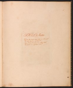 The Book of Thel、Plate 1、Thels Motto .. .. 作： William Blake
