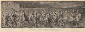 The Canterbury Pilgrims, 1810. 作： William Blake