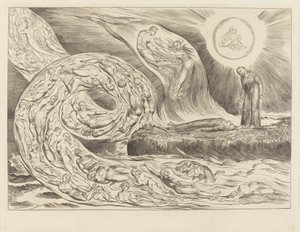 欲望の輪: パオロとフランチェスカ 作： William Blake
