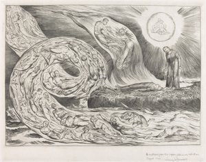 欲望の輪: パオロとフランチェスカ 作： William Blake
