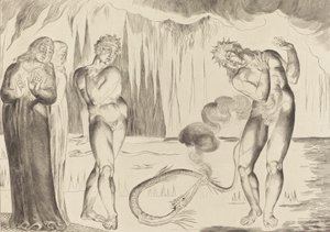 泥棒の輪」「蛇に襲われたブオーゾ・ドナティ」1827年